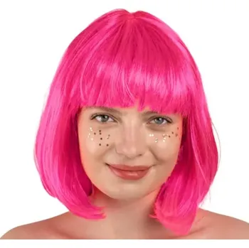 Karnevalová paruka PartyDeco Paruka Cleopatra růžová