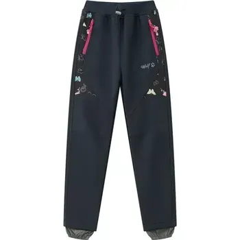 Chlapecké kalhoty Dětské zateplené softshelové kalhoty WOLF B2491 šedé vel.98