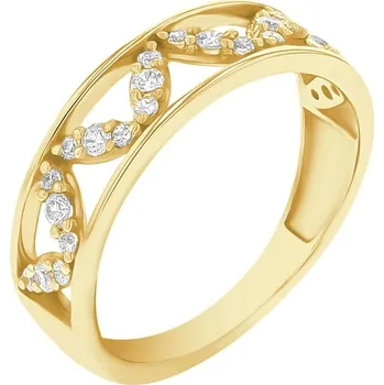 Prsten Atypický eternity prsten s lab-grown diamanty Borys