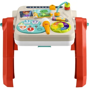 Hračka pro nejmenší Mattel Fisher-Price HRACÍ STOLEČEK A STOJAN 4 V 1 CZ/SK/ENG/HU/PL
