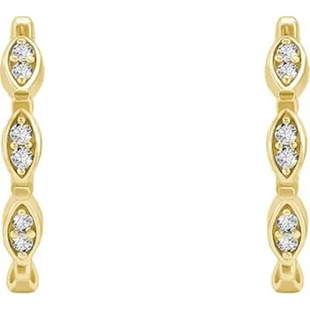 Šperk Kruhové náušnice s lab-grown diamanty Wontisa