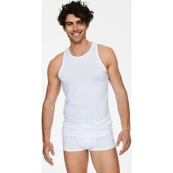 Pánský overall Nátělník Henderson Grant - bambus Bílá XL