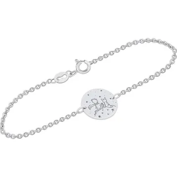 Náramek Náramek Malý princ s liškou a gravírem ze zlata