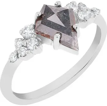 Prsten Prsten s kite salt and pepper diamantem Bret