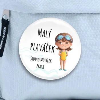 Placka se špendlíkem - Malý plaváček , promoce - dárek k promoci