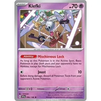 Karetní hra Klefki 096/198 - Scarlet & Violet Typ karty: Reverse Holo