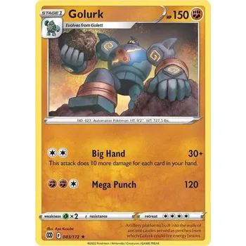 Sběratelská karetní hra Golurk - 83/172 - Brilliant Stars Typ karty: Non-Holo