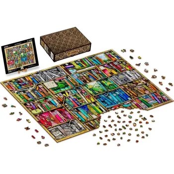 Puzzle WOODEN CITY Dřevěné puzzle Knihovna 4000 dílků