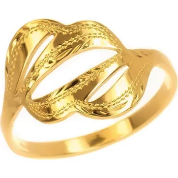 Prsten Argento 72782 Pozlacený stříbrný prsten - s ručním gravírem | Velikost prstenu: 59mm