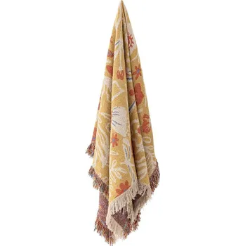 deka Žlutá deka z recyklované bavlny 130x160 cm Reims – Bloomingville ID_1813294