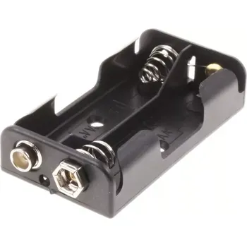 Držák baterie Držák baterie 2 x R6 / AA / UM3 s klipsem