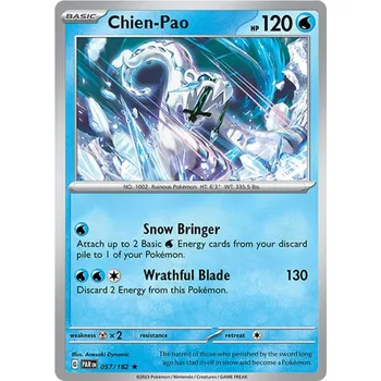 Sběratelská karetní hra Chien-Pao 057/182 - Paradox Rift Typ karty: Reverse Holo