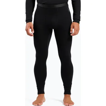 Pánské kalhoty Pánské termo kalhoty ODLO Merino 160 Bl Bottom Long black