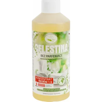 Mycí prostředek Missiva Celestina neparfemovaná přípravek na ruční mytí nádobí 3 l (Silný odmašťovací účinek)