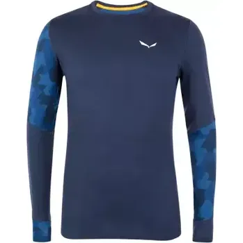 Pánské tričko Salewa Cristallo Warm pánské triko dlouhý rukáv Navy Blazer vel. 48/M