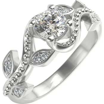 Šperk Vintage zásnubní prsten s lab-grown diamanty Vindo