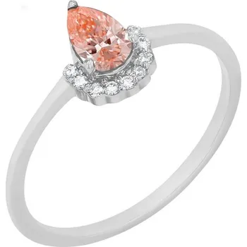 Prsten Zásnubní prsten s certifikovaným fancy pink lab-grown diamantem Pallavi