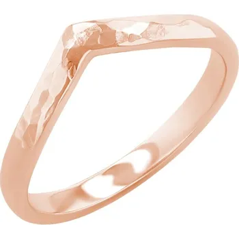 Prsten Vykrojený tepaný snubní prsten Yenka