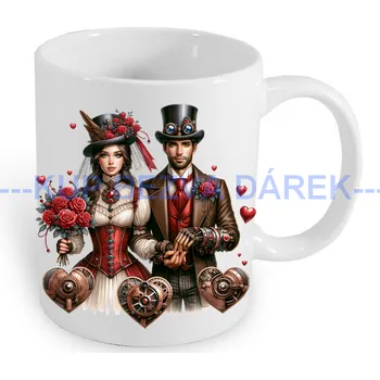 Hrnek s motivem objem 330 ml - Steampunk - č.11