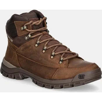 Pánské tenisky Kožené boty CAT Footwear THRESHOLD HIKER WP P725960 hnědá 88X, EUR 44