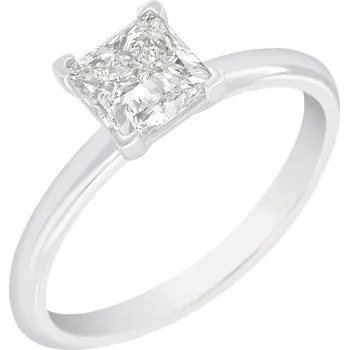 Prsten Zásnubní prsten s princess diamantem Nangai