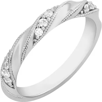 Prsten Eternity proplétaný prsten s diamanty Blake