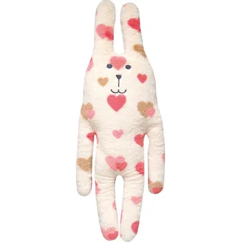 plyšák SCANquilt plyšák FRIEND - CRAFTHOLIC Rab M srdíčka smetanovorůžová