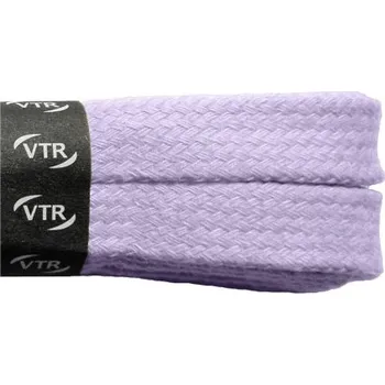 Tkaničky do bot VTR Tkaničky bavlněné ploché levandulové 100 cm