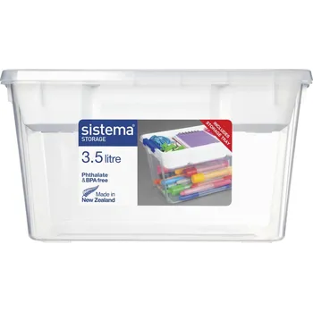 Dóza na potraviny Sistema Storage Úložný box s vyjímatelným zásobníkem 3,5 l
