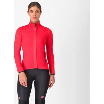 Cyklistická bunda CASTELLI Cyklistická zateplená bunda - ALPHA 150 W - červená