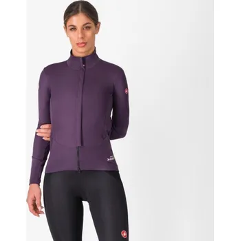 Cyklistická bunda CASTELLI Cyklistická zateplená bunda - PERFETTO AIR W - fialová