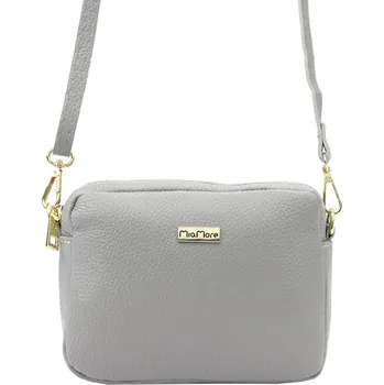 Kabelka Kožená kabelka MiaMore šedá KZ2248372