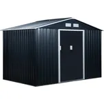 Outsunny Kovová kůlna na nářadí s rámem…