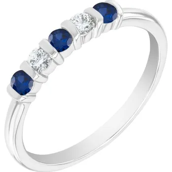 Prsten Eternity prsten se safíry a diamanty Dalis