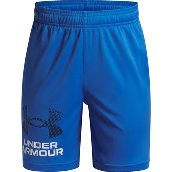 Chlapecké kraťasy Dětské sportovní kraťasy Under Armour B TECH LOGO SHORTS modré 1383333-402 - YS | UK 5,5 | US 6