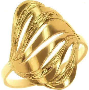 Prsten Argento 72787 Pozlacený stříbrný prsten - s ručním gravírem | Velikost prstenu: 61mm