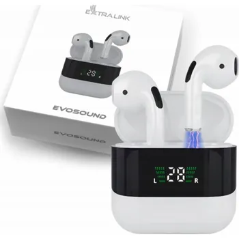 Sluchátka ExtraLink Sluchátka SLUCHÁTKA EXTRALINK LIFESTYLE EVOSOUND V1.0 BÍLÁ