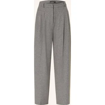 Cambio Dámské 7/8 Kalhoty Emilie Z Flanelu, šedá, 34