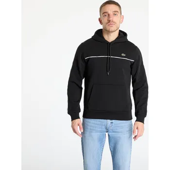 Pánská mikina Mikina LACOSTE Non Brushed Fleece Black XL