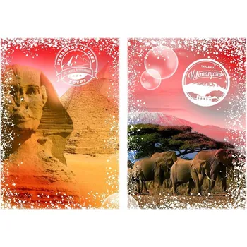 Puzzle GRAFIKA Puzzle Cesta kolem světa: Egypt a Kenya 1000 dílků