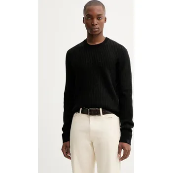 Pánský svetr Vlněný svetr Rag & Bone RH2325F6MWL černá 99A, vel. L