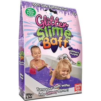 kreativní sada ZIMPLI KIDS Gelová koupel Glitter Slime Baff fialová