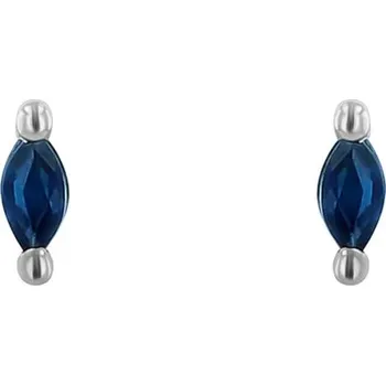 Šperk Minimalistické náušnice s modrými safíry Daina