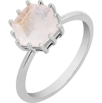 Prsten Zásnubní prsten s měsíčním kamenem Tutie