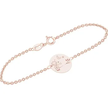 Náramek Zlatý náramek Malý princ s liškou a gravírem