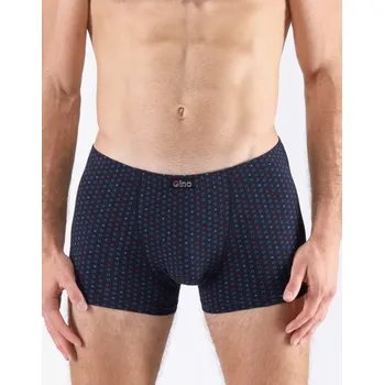 Pánská móda Pánské boxerky kratší nohavička, šité, s potiskem 73132 - lékořice brandy - 54/56