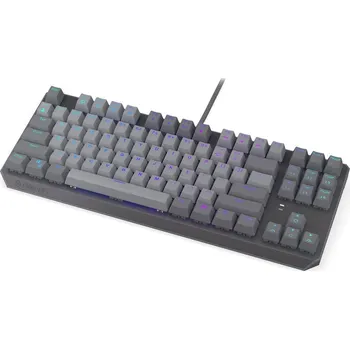 Klávesnice Endorfy Thock V2 TKL Klávesnice, herní, drátová, mechanická, Endorfy Red, US layout, TKL, ARGB, hliníková konstrukce, USB, šedá EY5A126