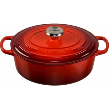 Pánev Le Creuset Signature Bräter oval 27 cm kirschrot