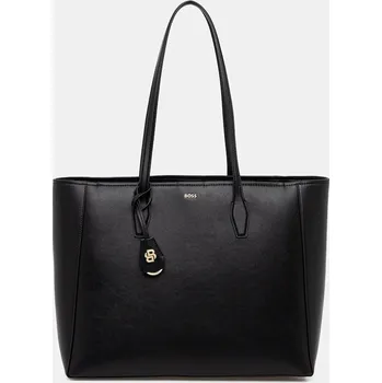 Kabelka Kožená kabelka BOSS NUMAH Tote 50547750 černá 99X, vel. ONE SIZE