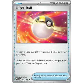 Karetní hra Ultra Ball 196/198 - Scarlet & Violet Typ karty: Non-Holo